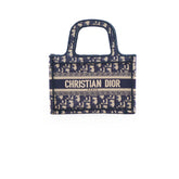 Christian Dior Mini Book Tote Navy